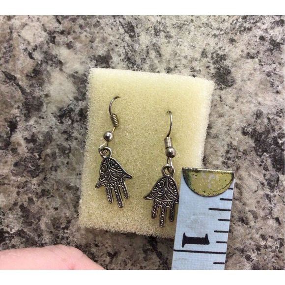 NEW Vintage Bohemian Boho Silver Earring Pierced Dangle 🍂🌸 - Picture 7 of 12